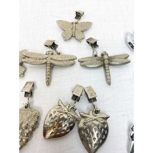 Tradewind Bay Tablecloth Weights Lot 16 Butterfly Dragonfly, Strawberries, Cow - Picture 5 of 16